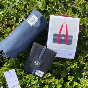 NEW HERSCHEL SUPPLY CO. TRAVEL ACCESSORIES BUNDLE